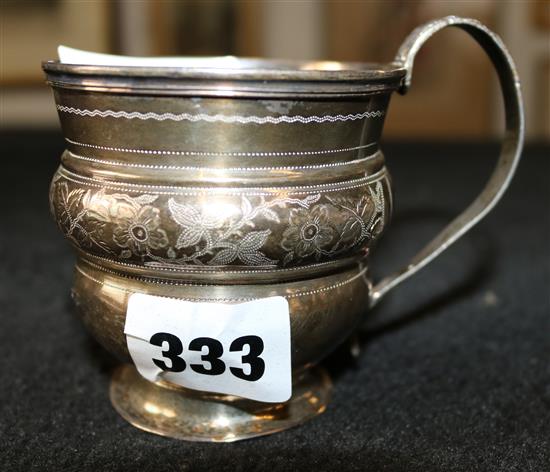 A George III silver mug